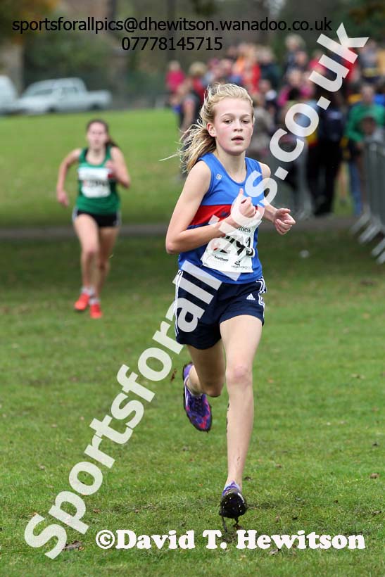Under-15 girls Northern Cross Country Relays. Photo: David T. Hewitson/Sports for All Pics
